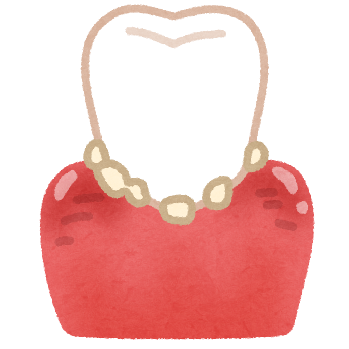 歯石がついている